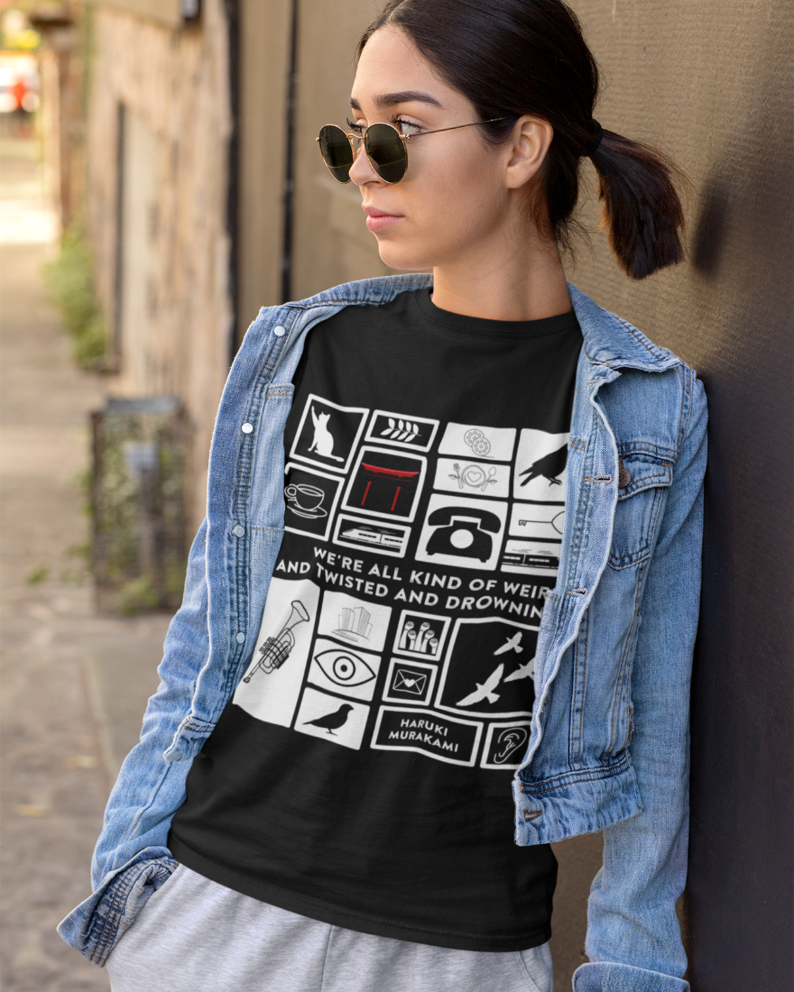 Literary-minimalist-we-are-all-kind-of-weird-tshirt-graphic-tee-musings-of-a-reader