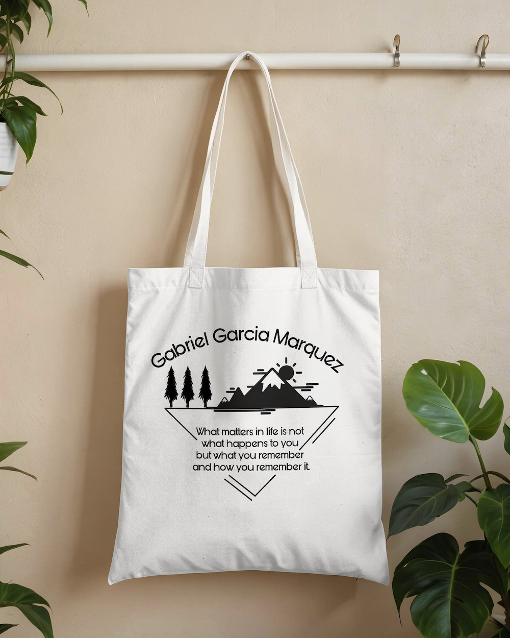 What-matters-in-life-is-not-what-happens-to-you-but-what-you-remember-and-how-you-remember-it-tote-bag-musings-of-a-reader