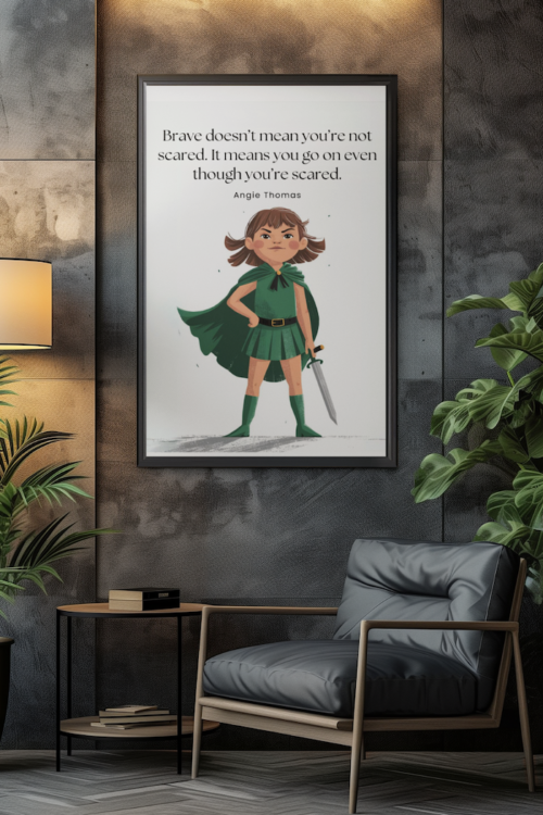 Brave Doesn't Mean You're Not Scared, Angie Thomas