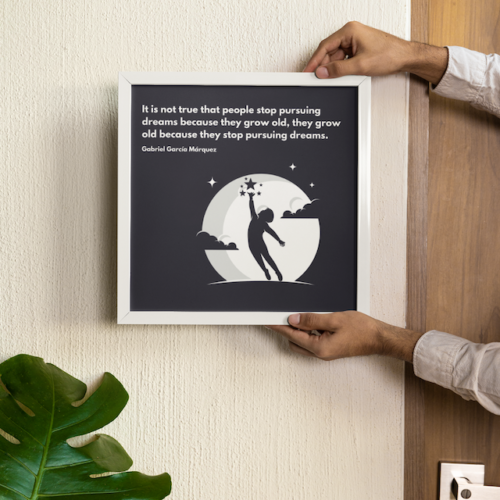 It Is Not True That People Stop Pursuing Dreams, Gabriel García Márquez