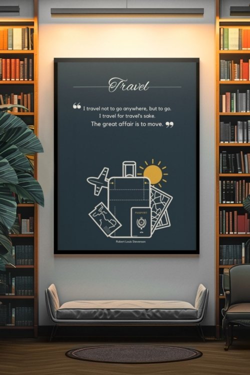 I Travel Not To Go Anywhere, Robert Louis Stevenson