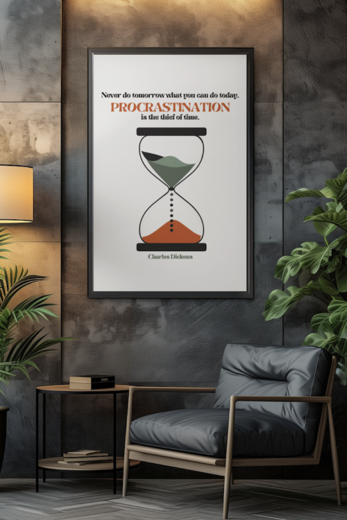 Procrastination Is The Thief Of Time, Charles Dickens
