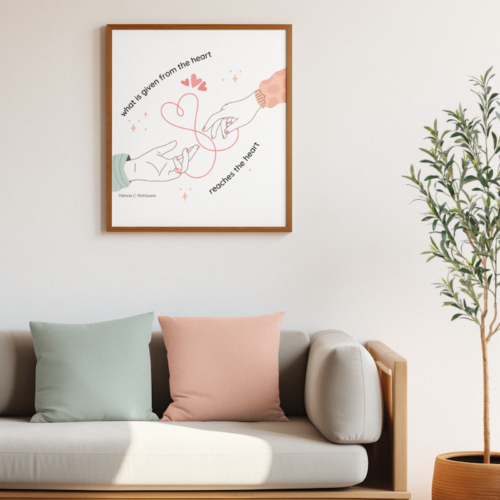 What Is Given From The Heart Reaches The Heart, Patricia C. Mckissack