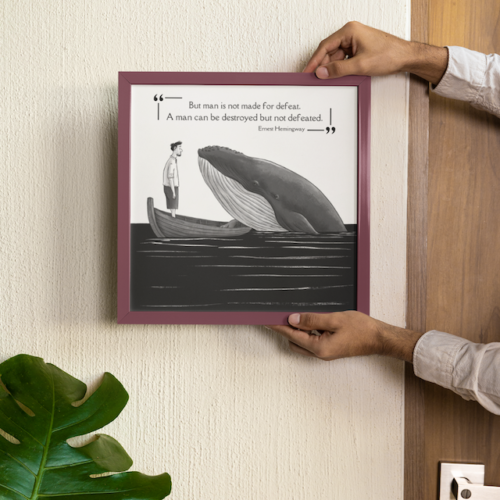 A Man Can Be Destroyed But Not Defeated, Ernest Hemingway