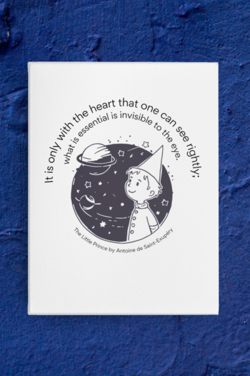 It Is Only With The Heart, Antoine de Saint-Exupéry