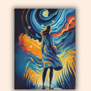 Woman & Stars