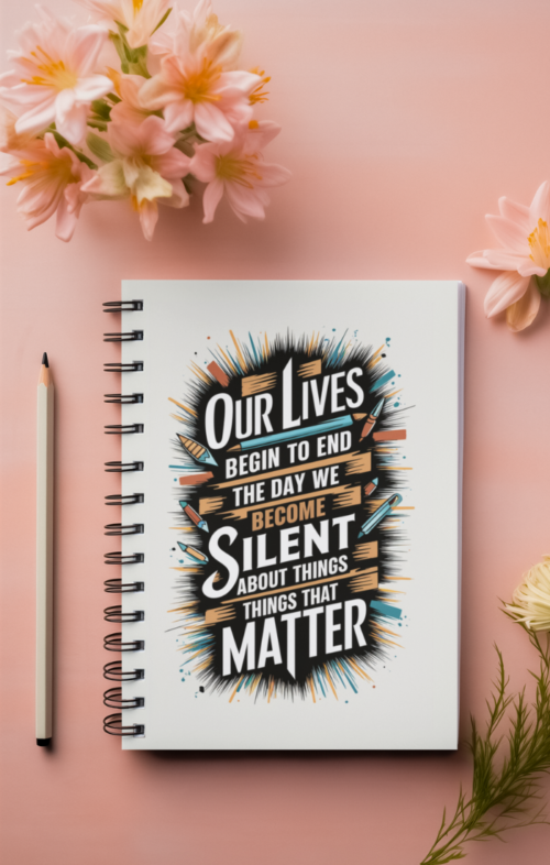 Our Lives Begin To End The Day, Martin Luther King Jr.