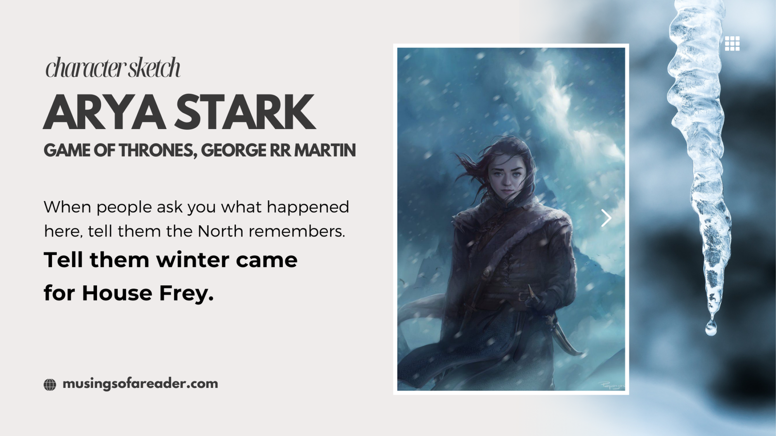 What happenes to house Stark after Sansa became Warden of the north ...