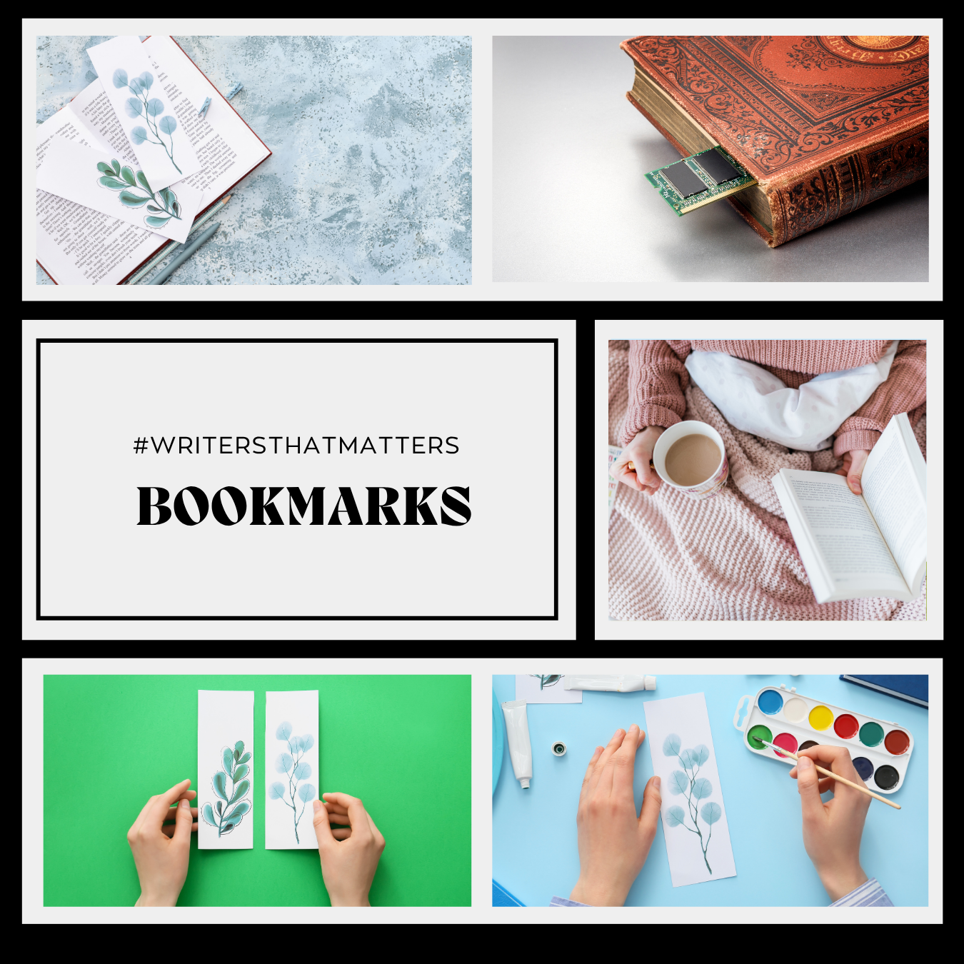 Bookmarks-collection-flatlay-Agatha-christie-book-box-musings-of-a-reader
