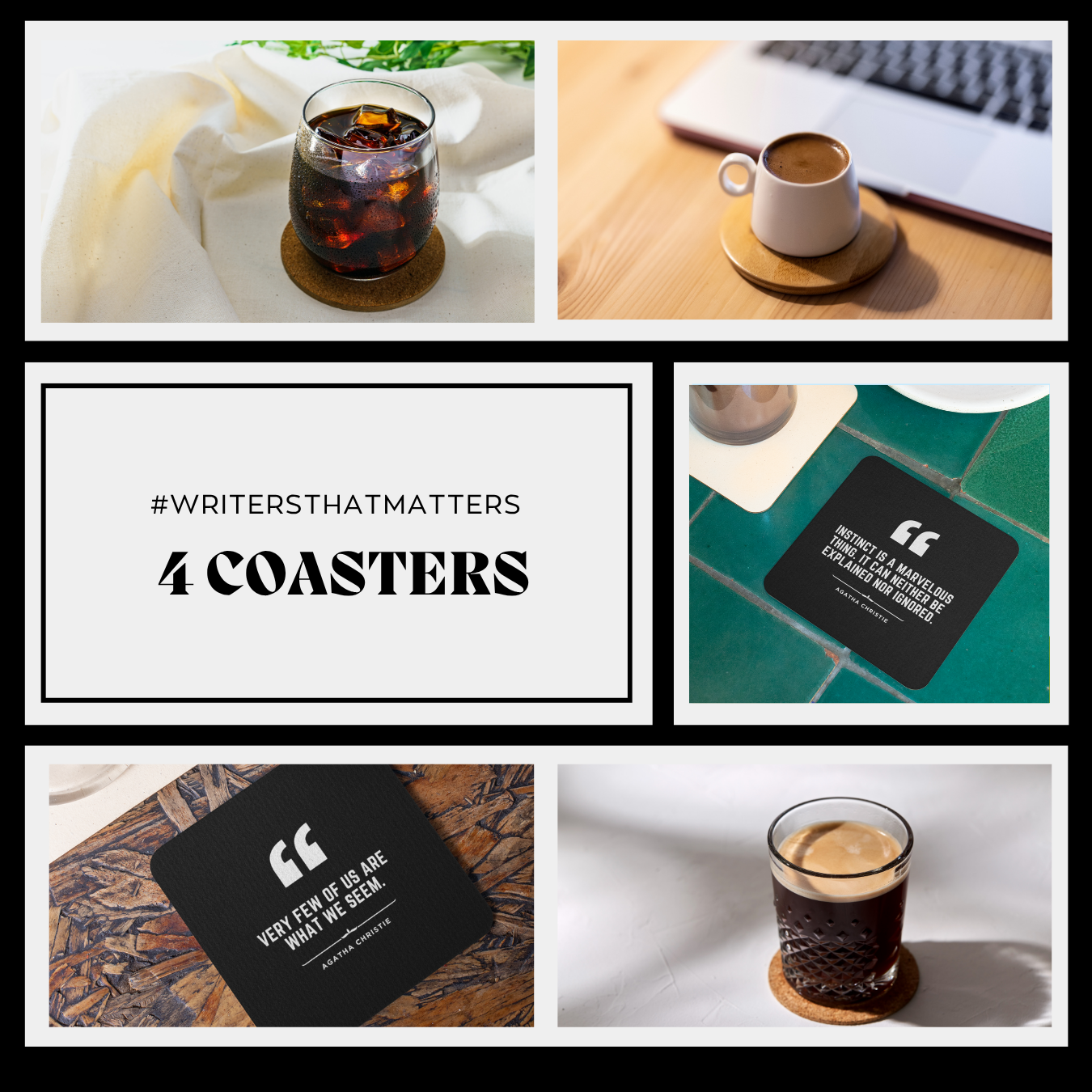 Coasters-set-of-four-Agatha-christie-book-box-musings-of-a-reader