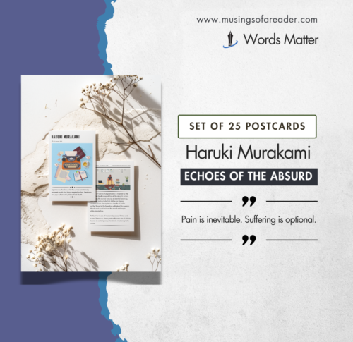 Echoes of the Absurd – Haruki Murakami Postcards