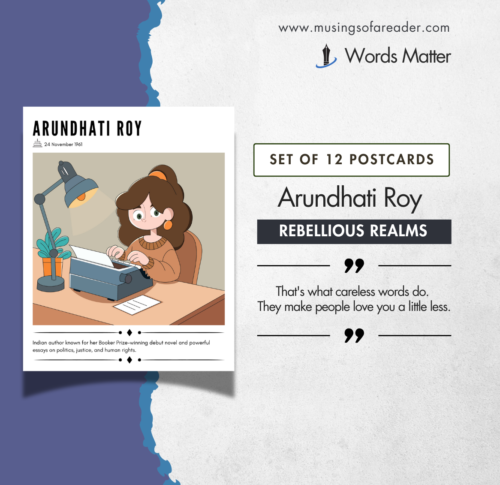 Rebellious Realms – Arundhati Roy Postcards