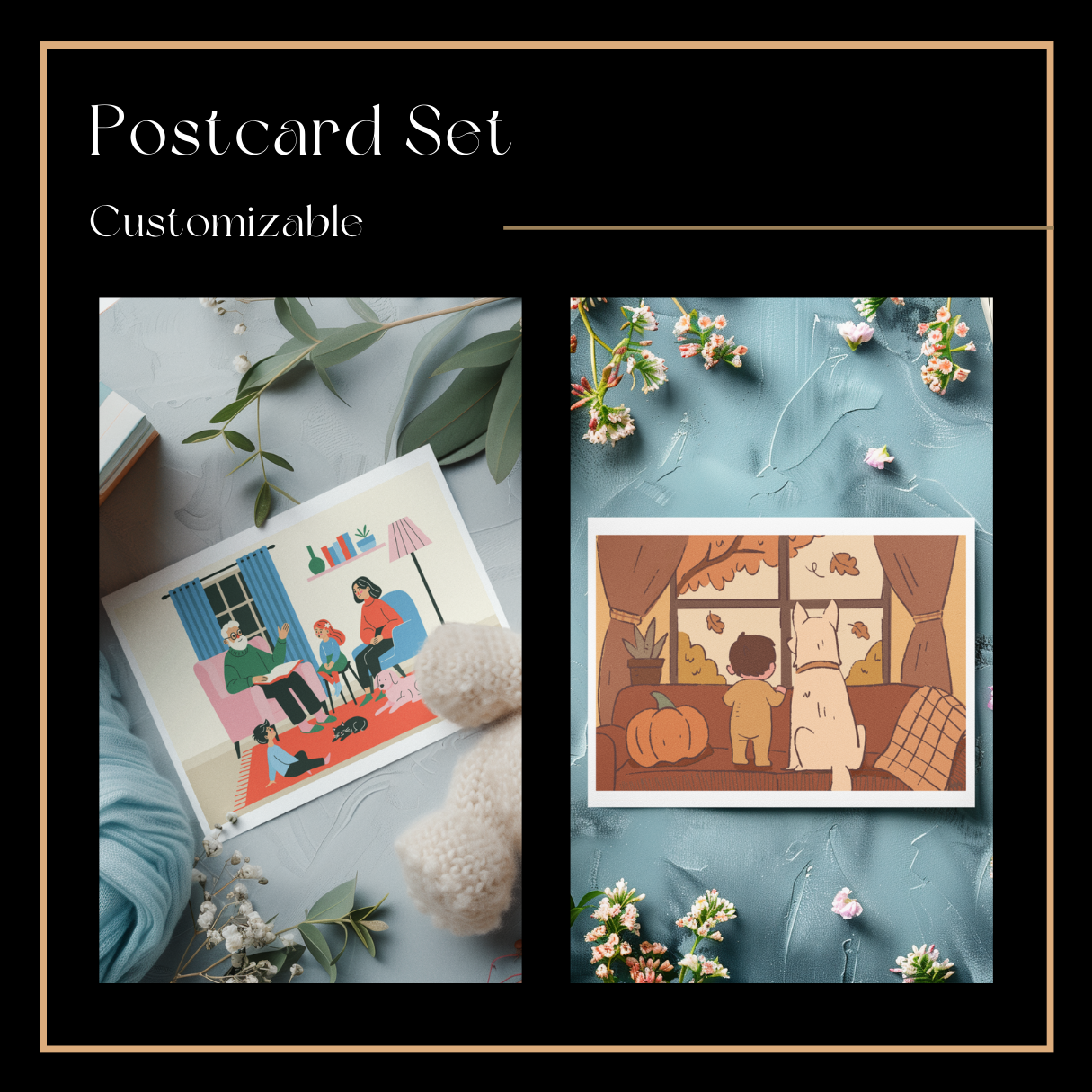 Postcard-set-once-upon-a-time-book-box-musings-of-a-reader