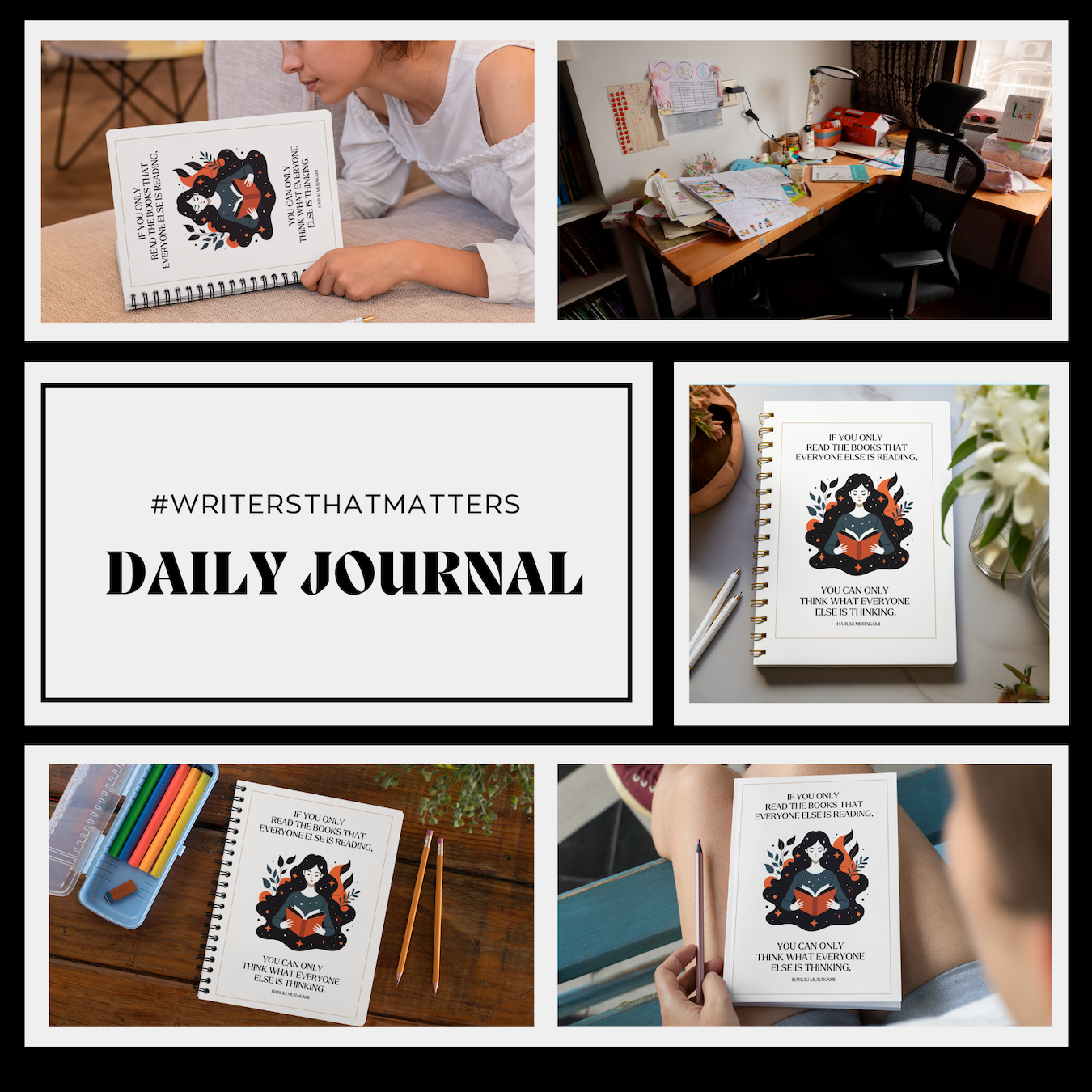 Daily-journal-literary-notebook-haruki-murakami-book-box-musings-of-a-reader