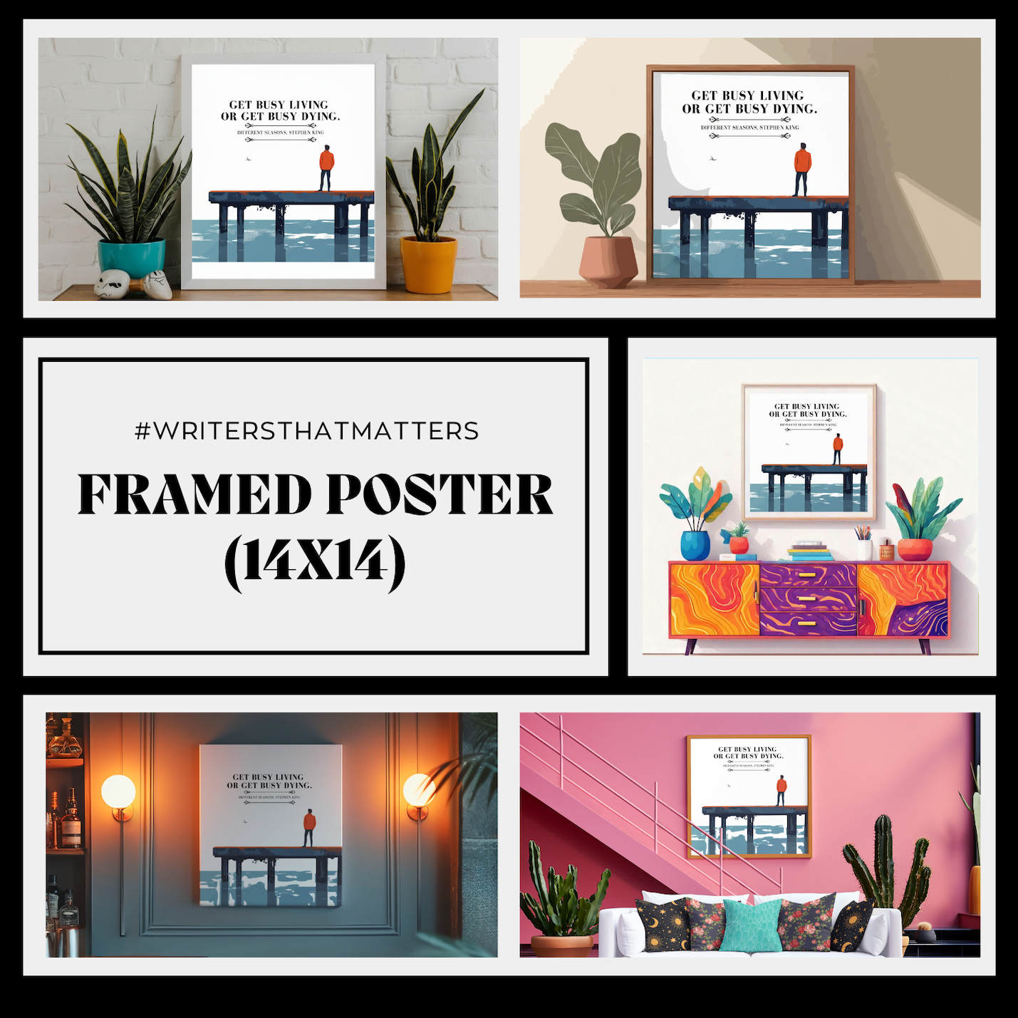 Framed-Poster-Stephen-King-book-box-musings-of-a-reader