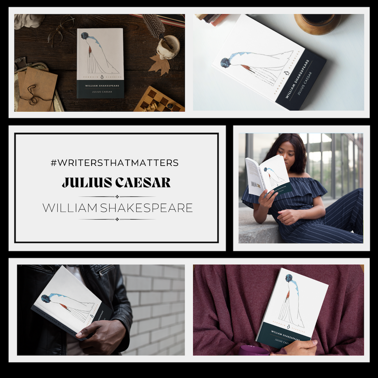 Julius-Caesar-William-Shakespeare-Jack-Kerouac-book-box-musings-of-a-reader