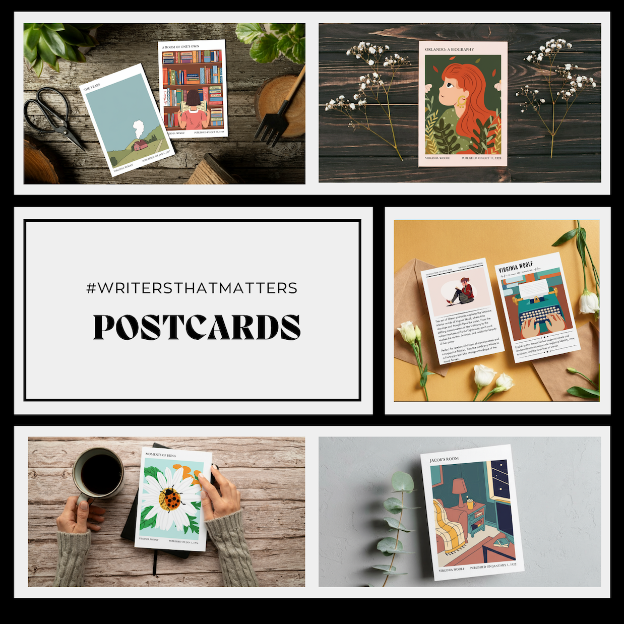 Postcards-Virginia-Woolf-book-box-musings-of-a-reader