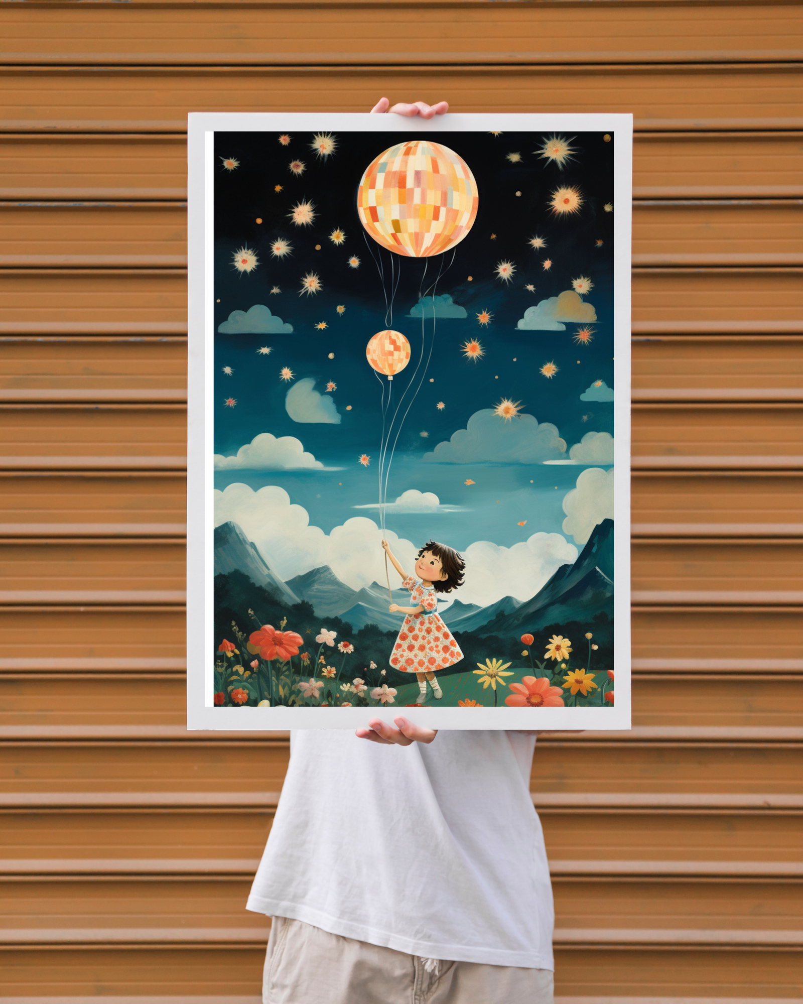 Balloon-in-the-sky-poster-person-holding-musings-of-a-reader
