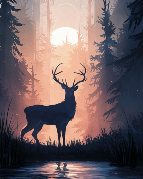 Deer in Forest