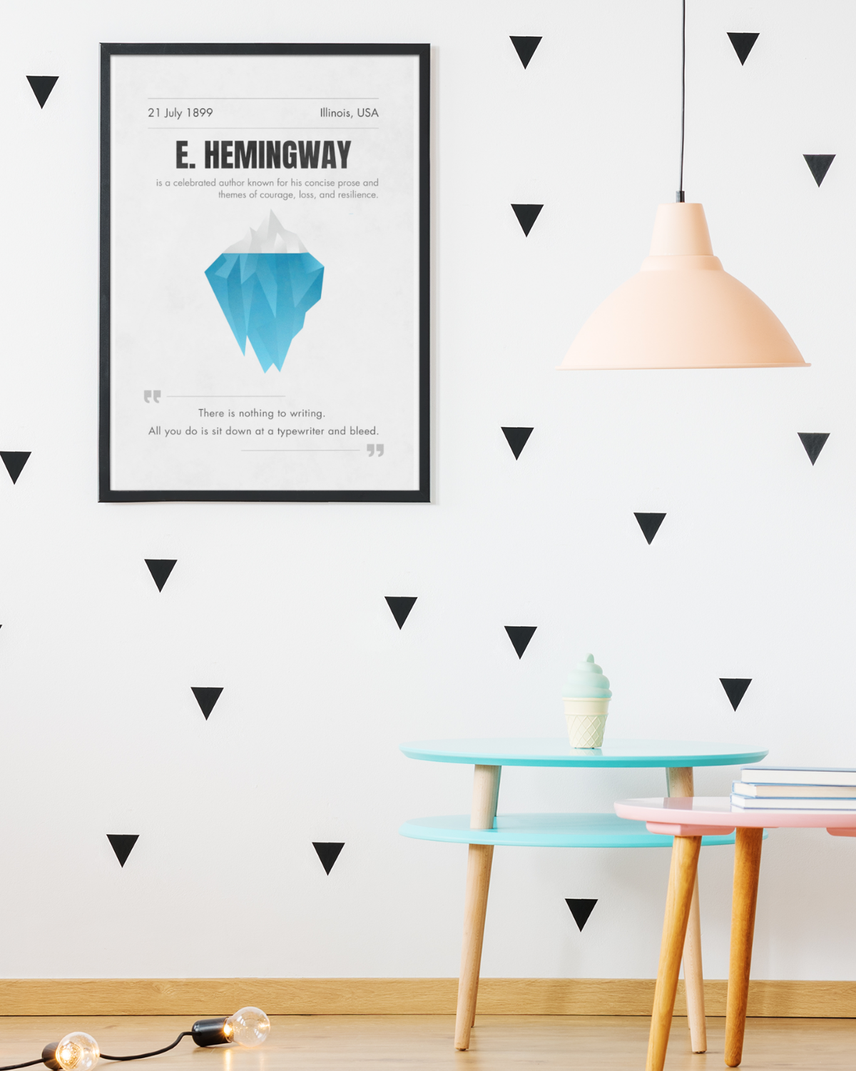Ernest-hemingway-poster-modern-living-room-musings-of-a-reader