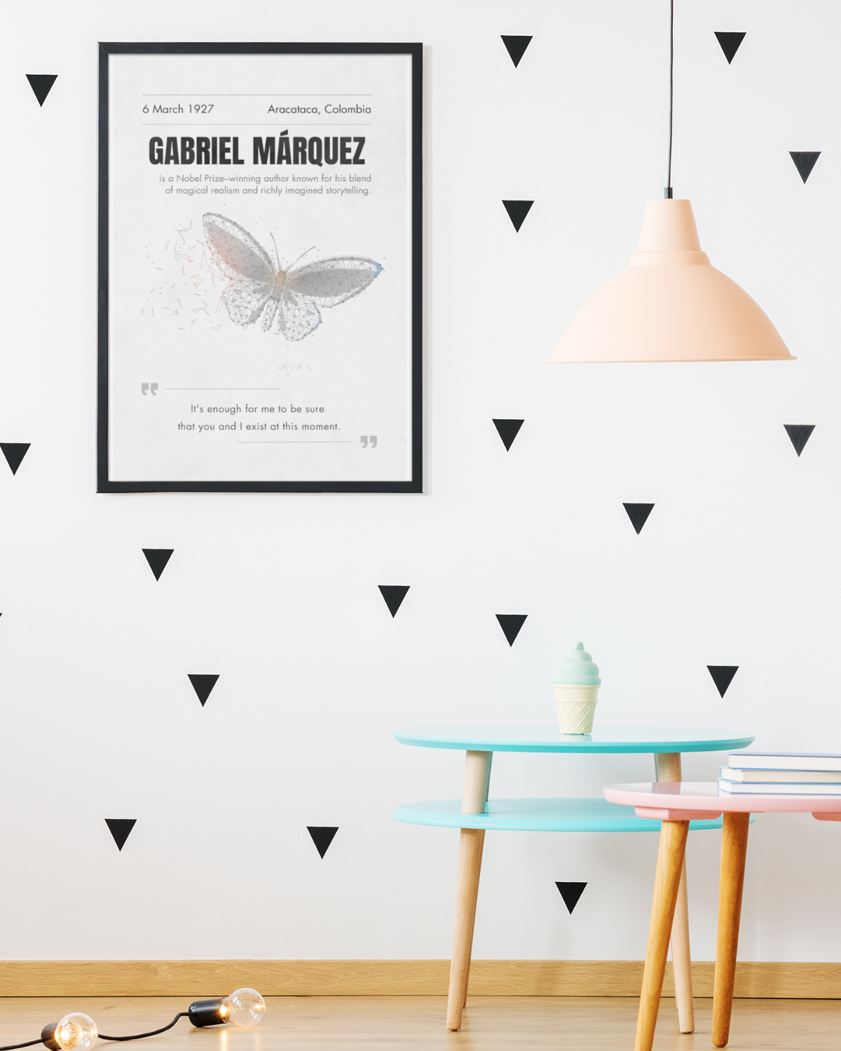 Gabriel-garcia-marquez-poster-modern-living-room-musings-of-a-reader