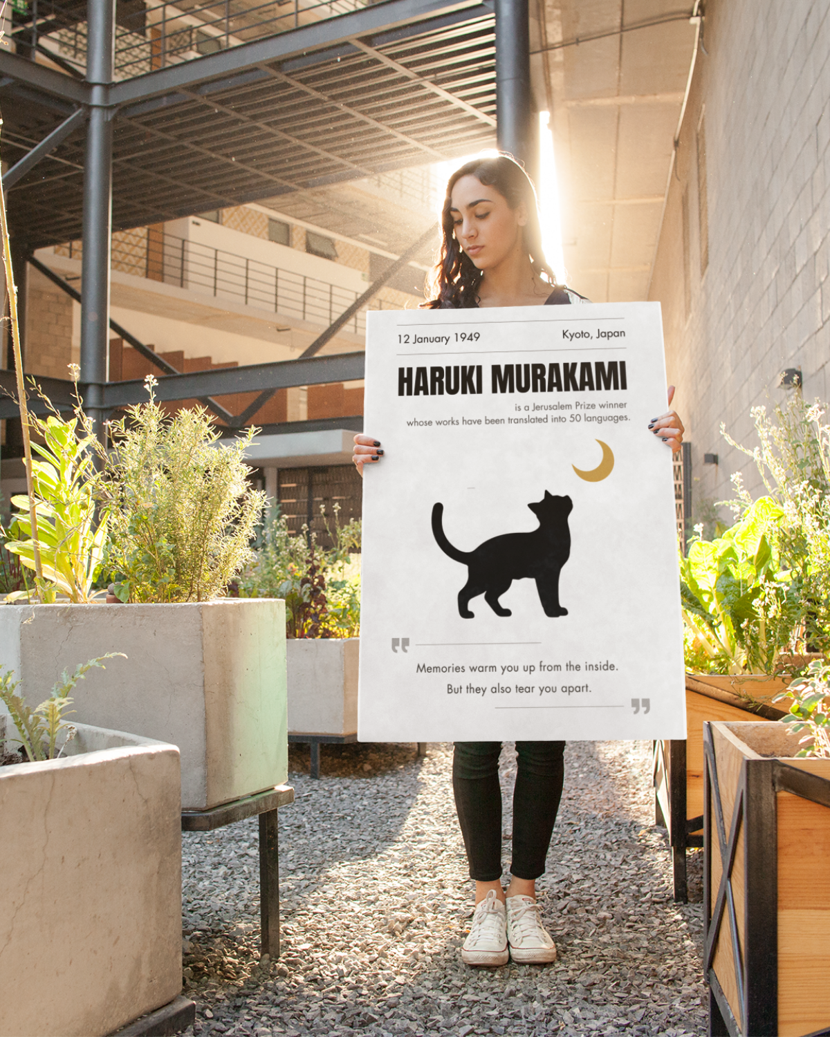 Haruki-Murakami-poster-garden-courtyard-musings-of-a-reader
