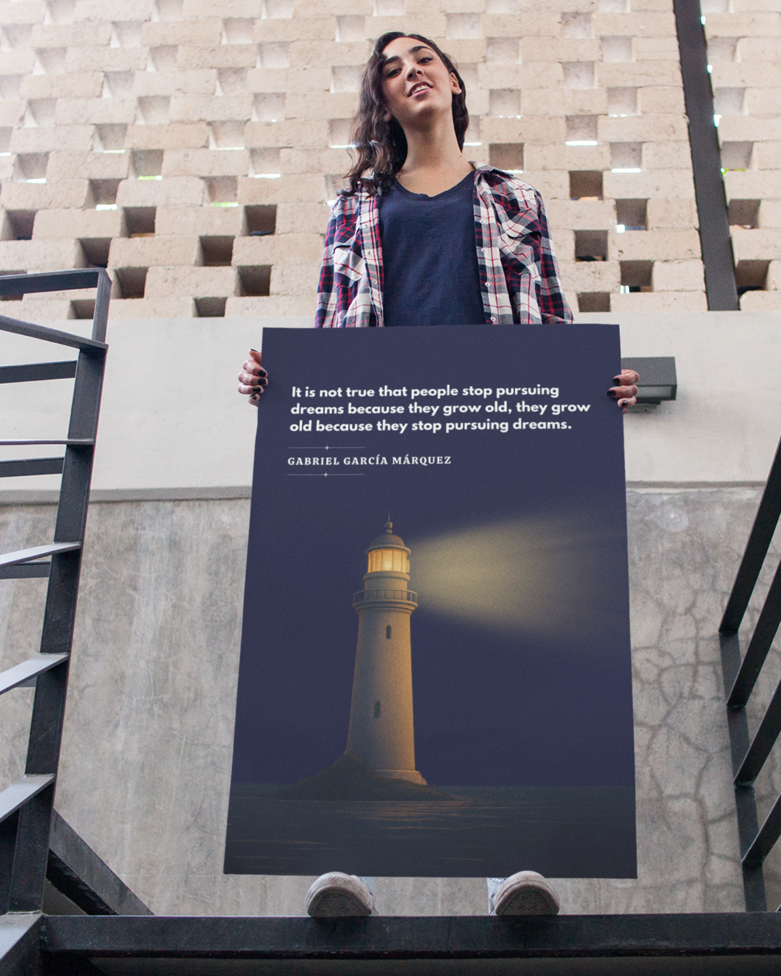 It-is-not-true-gabriel-garcia-marquez-person-holding-poster-musings-of-a-reader