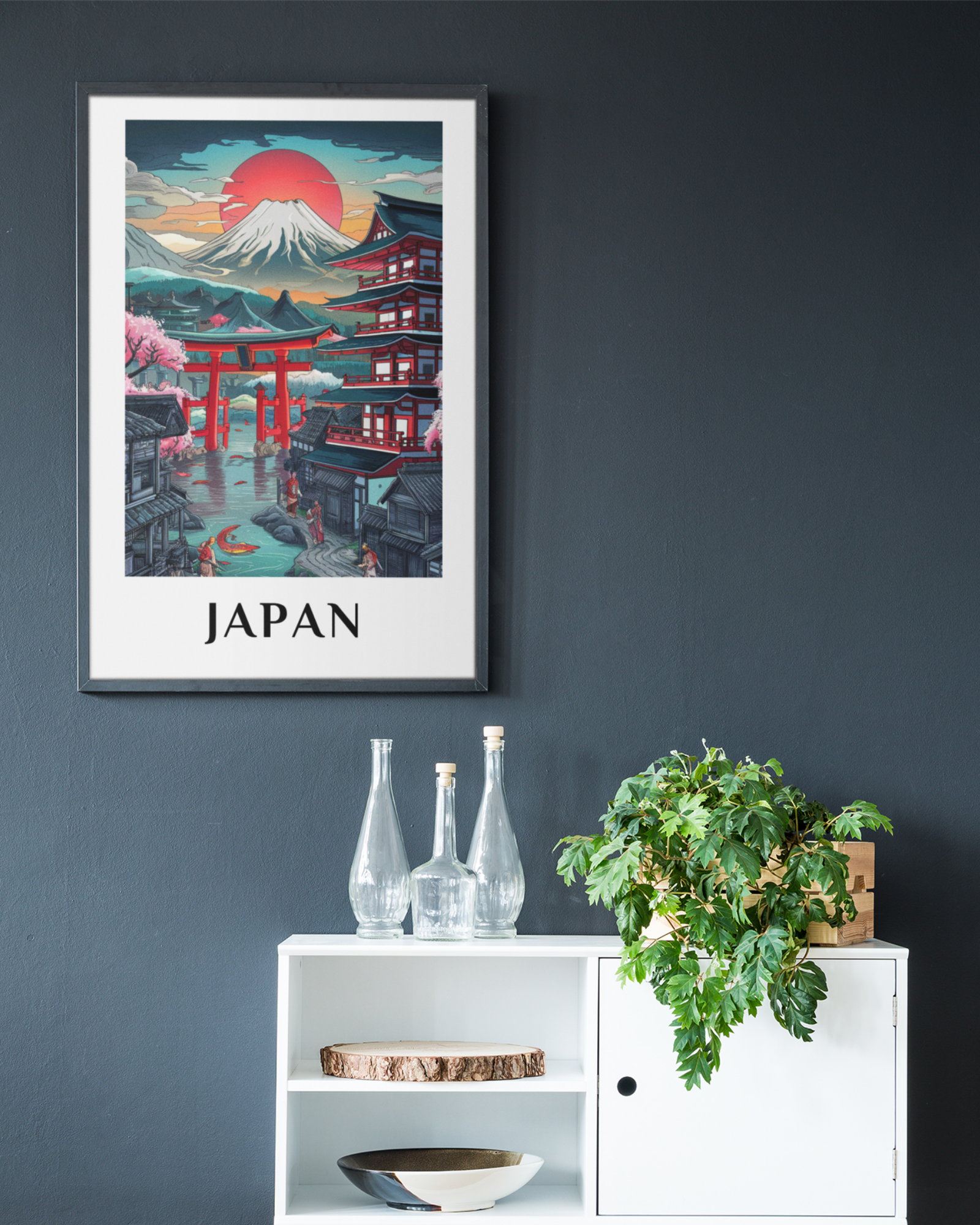 Japan-vintage-travel-poster-on-wall-musings-of-a-reader