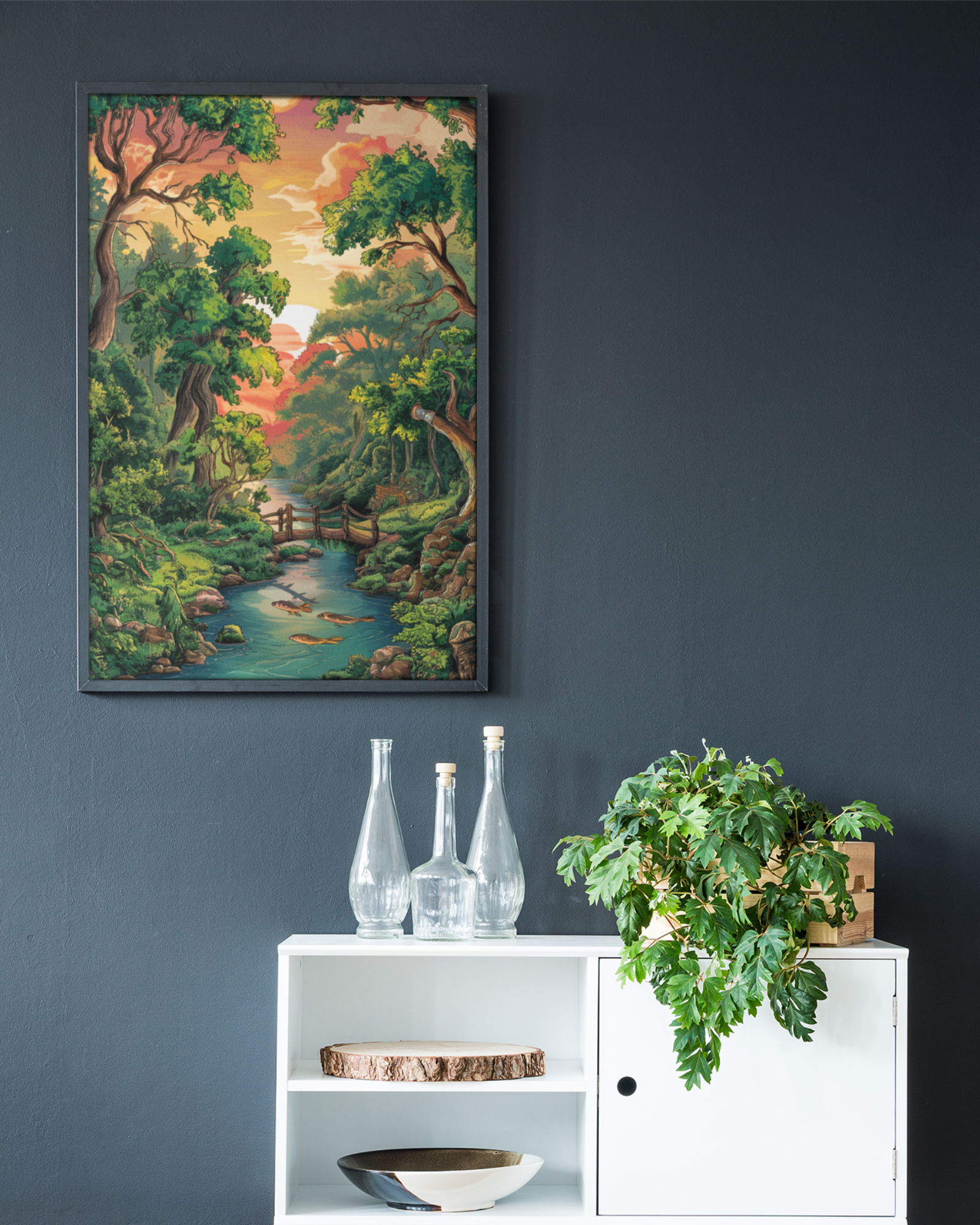 Jungle-poster-on-wall-musings-of-a-reader