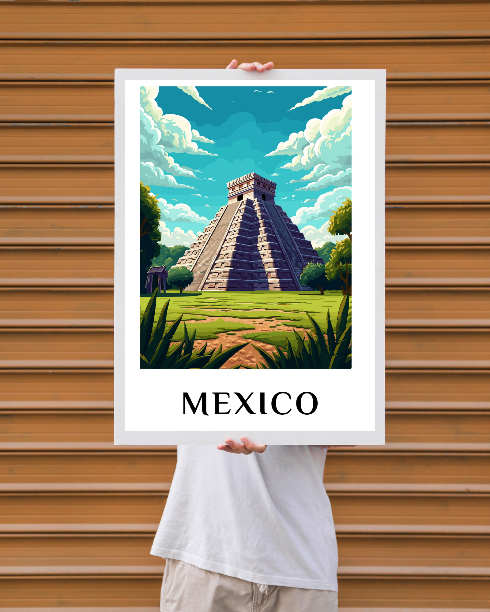 Mexico-vintage-travel-poster-person-holding-musings-of-a-reader