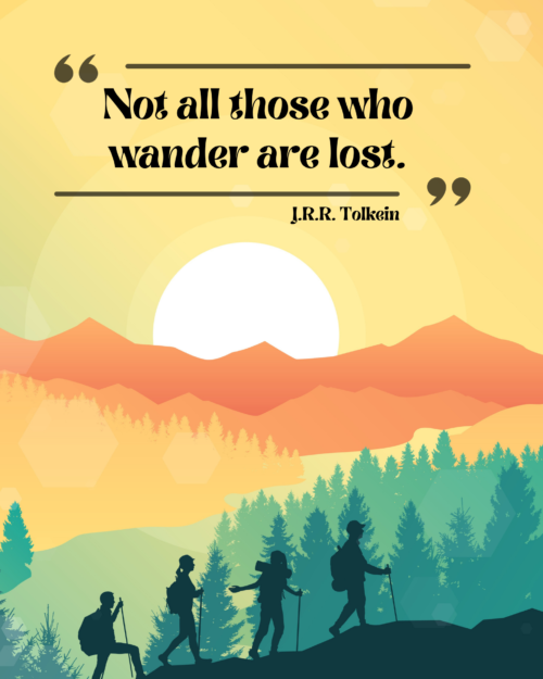 Not All Those Who Wander