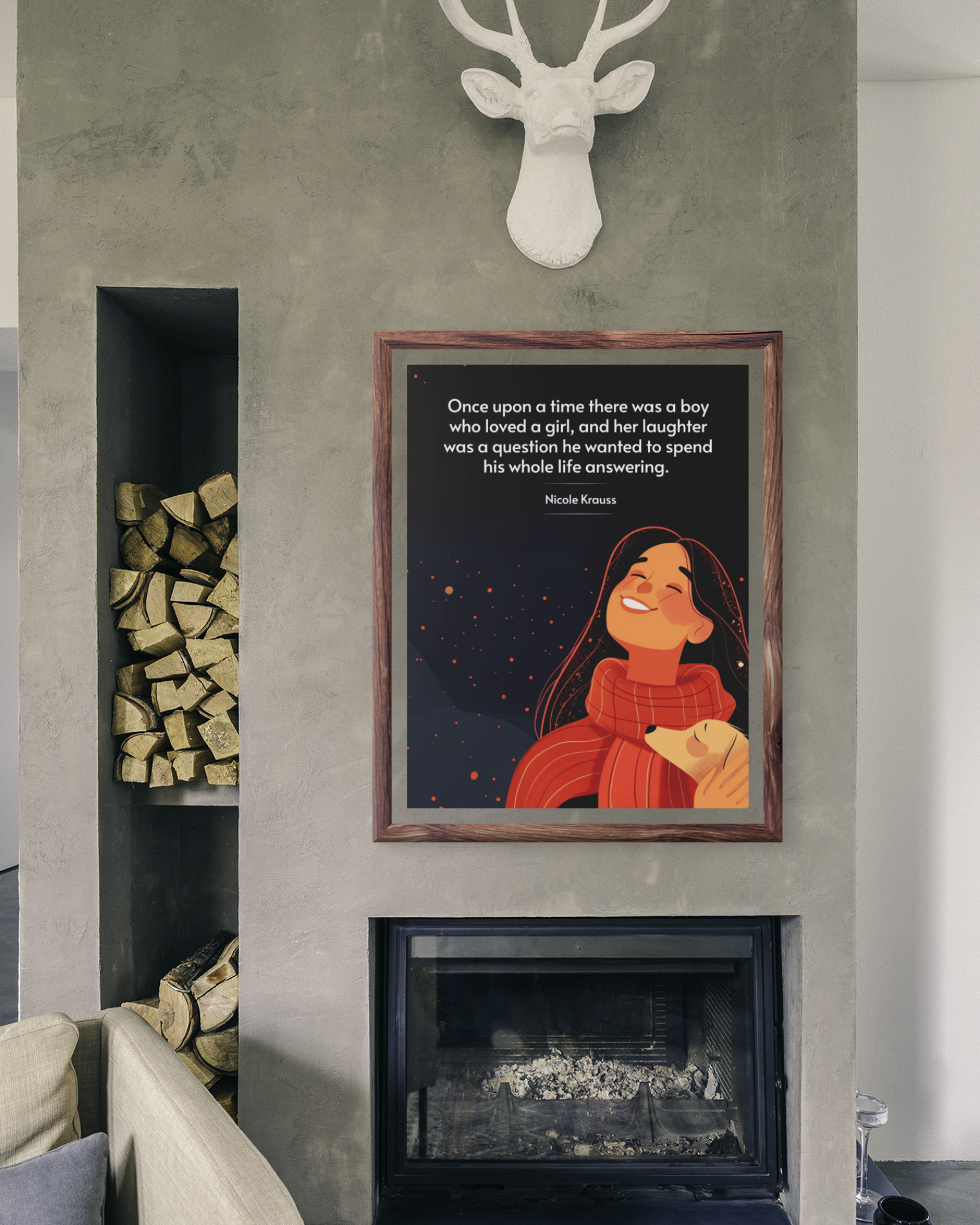 Once-upon-a-time-nicole-krauss-framed-poster-on-wall-musings-of-a-reader