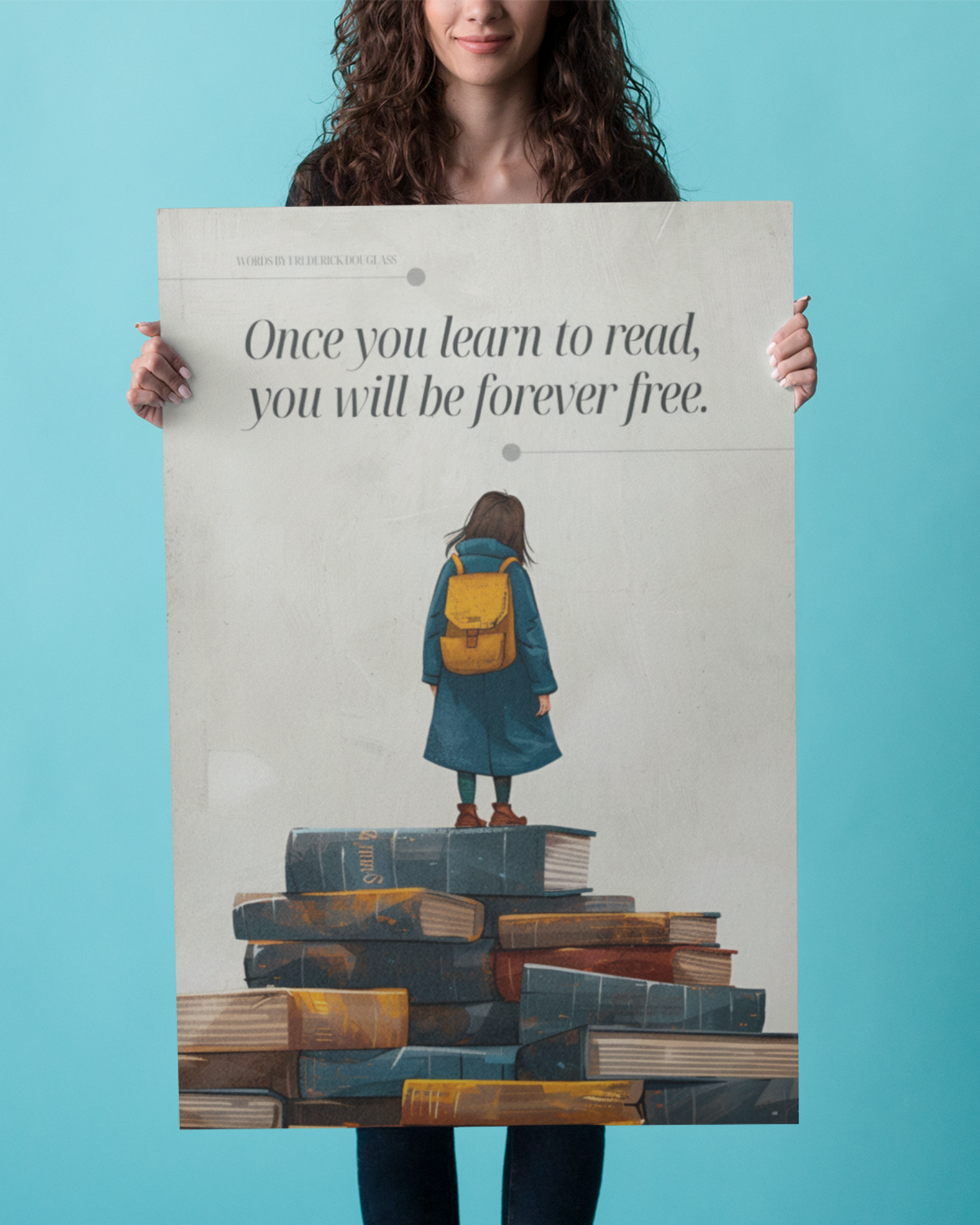 Once-you-learn-to-read-frederick-douglass-person-with-poster-musings-of-a-reader