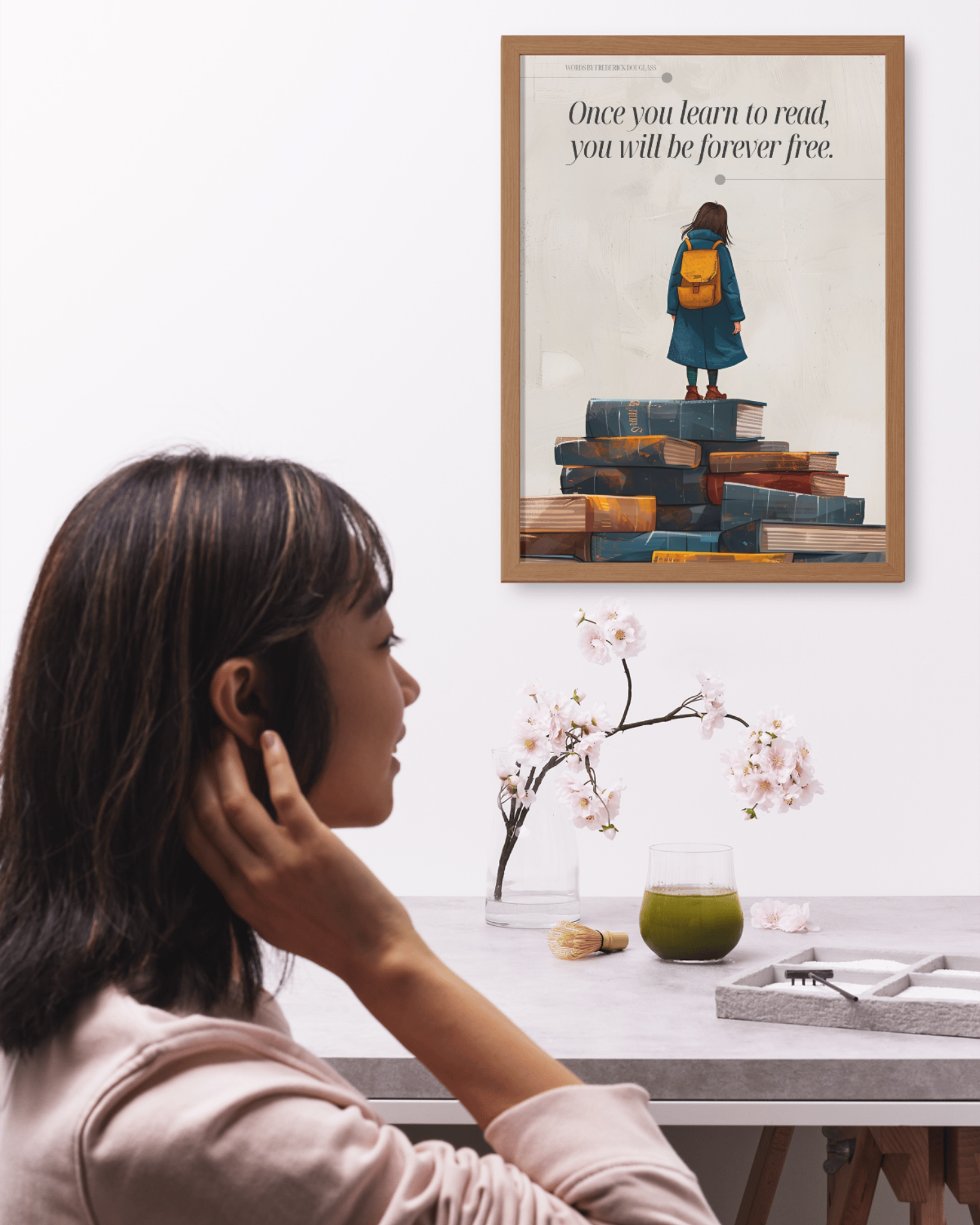 Once-you-learn-to-read-frederick-douglass-poster-in-interior-room-musings-of-a-reader
