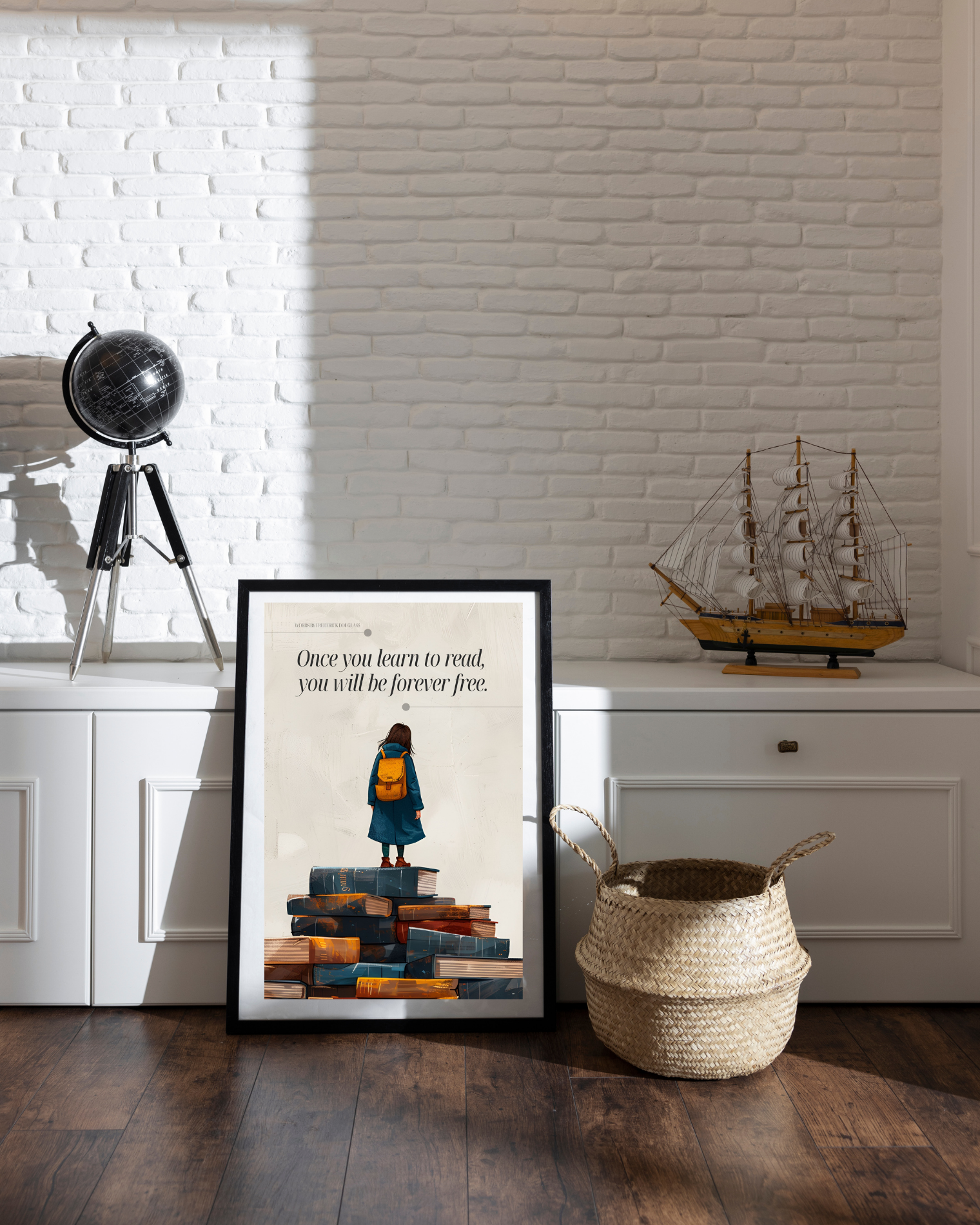 Once-you-learn-to-read-frederick-douglass-poster-in-room-musings-of-a-reader