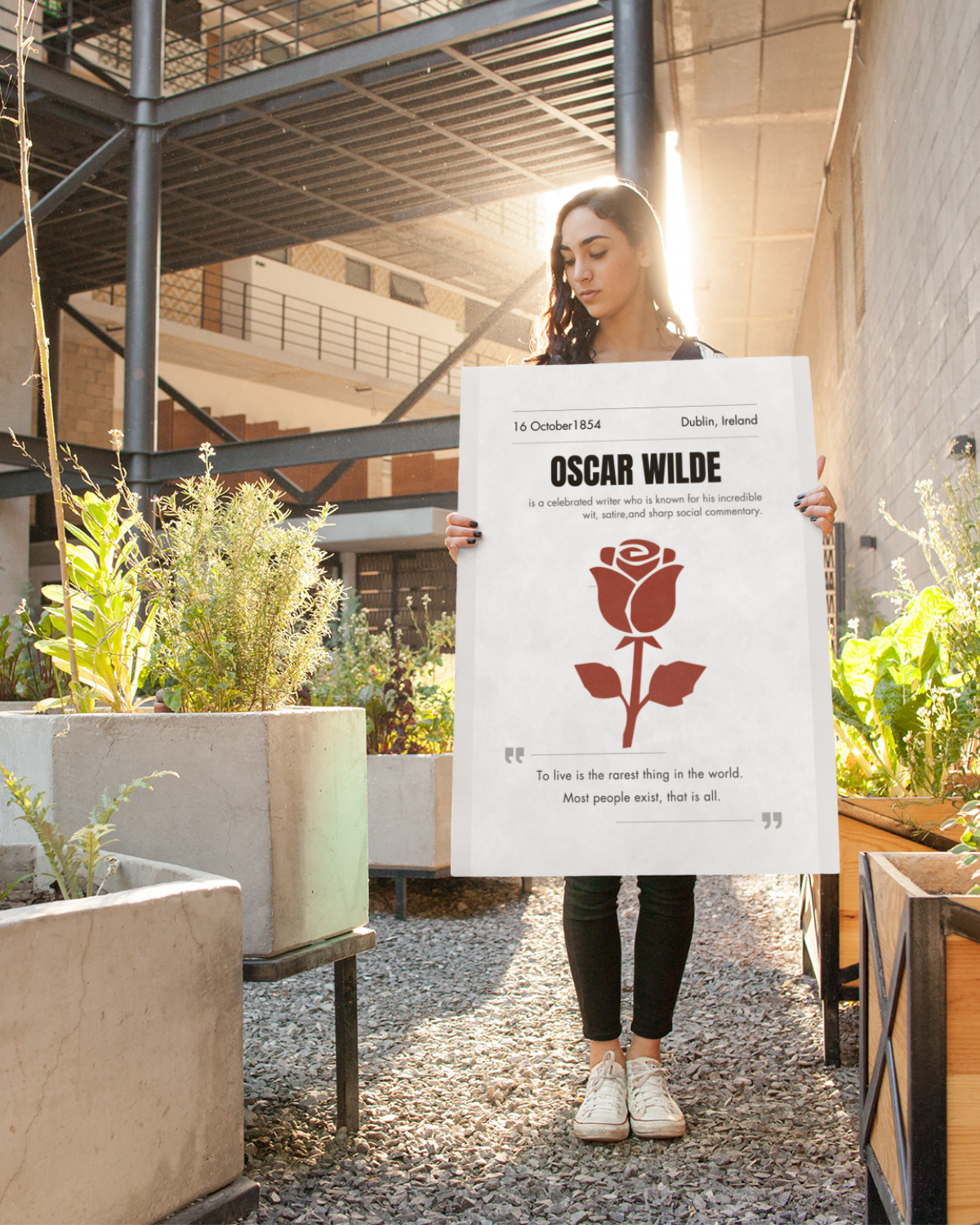 Oscar-wilde-poster-garden-courtyard-musings-of-a-reader