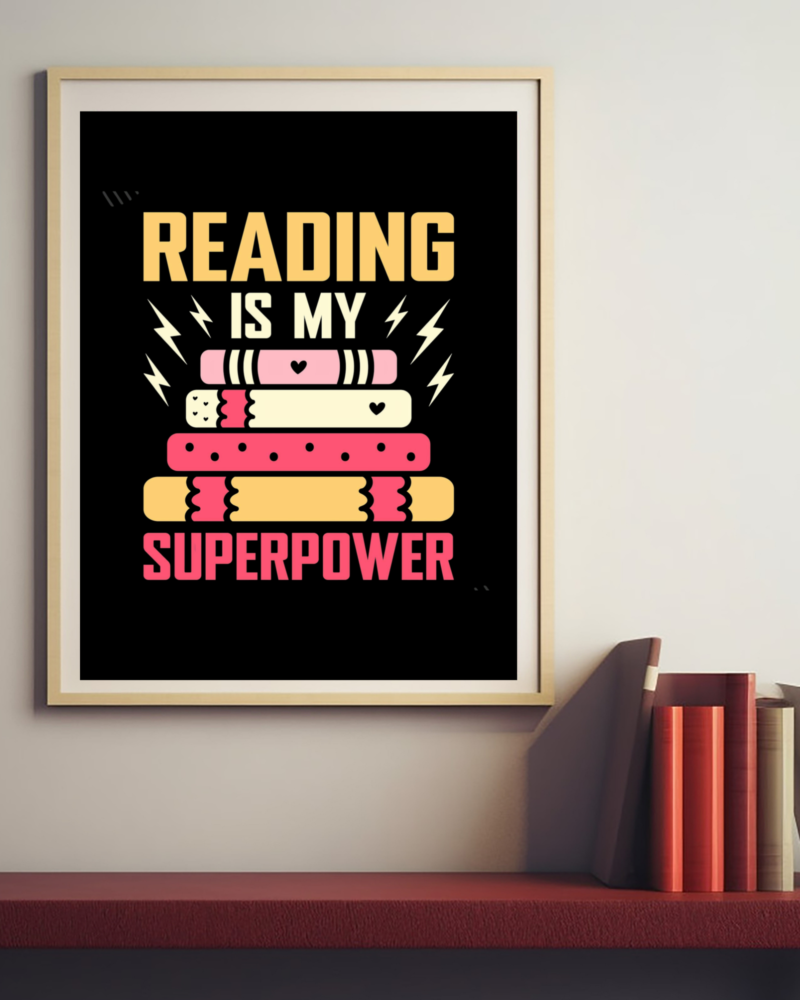 Reading-is-my-superpower-poster-near-books-musings-of-a-reader