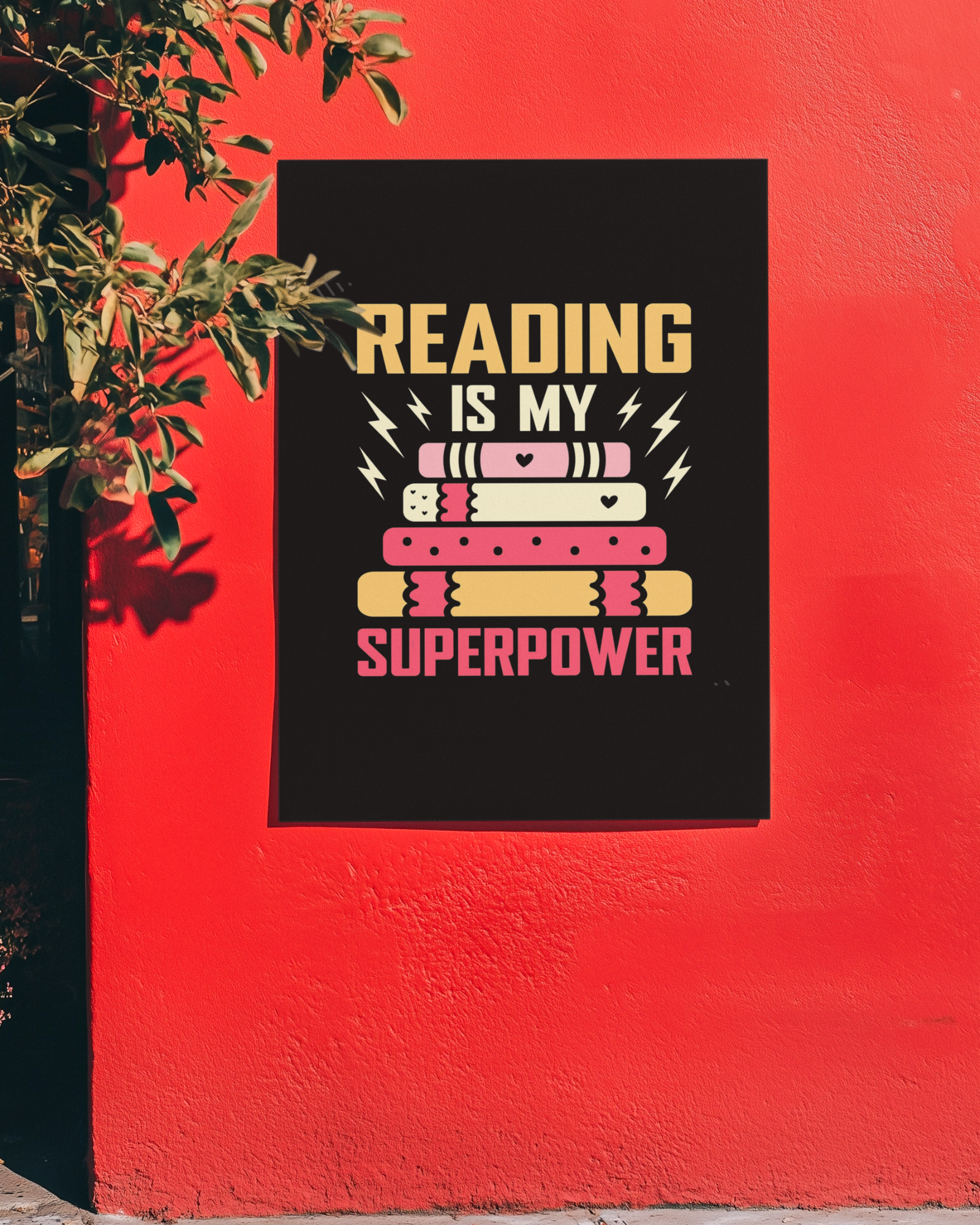 Reading-is-my-superpower-poster-on-wall-musings-of-a-reader