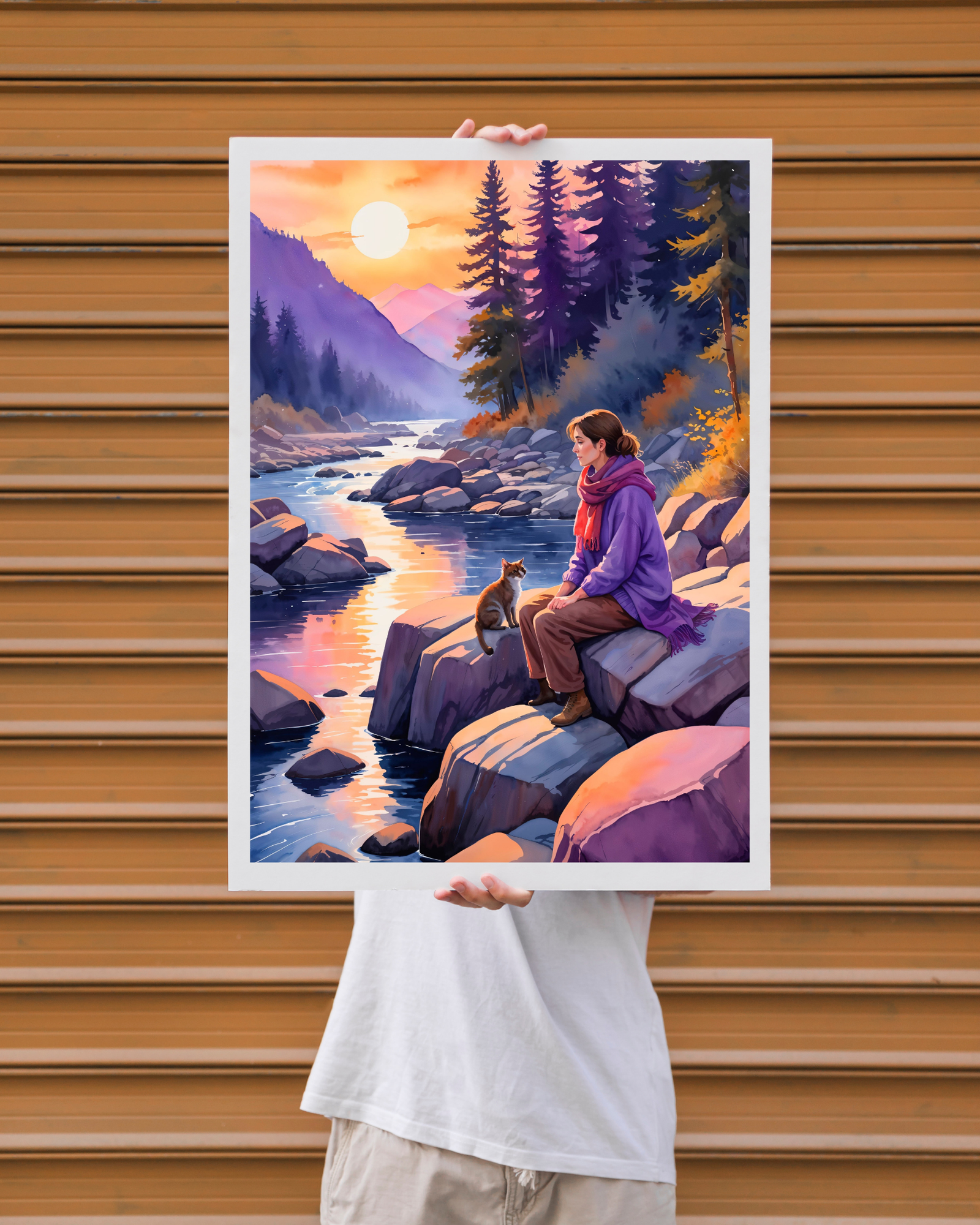 Reset-with-nature-poster-person-holding-musings-of-a-reader