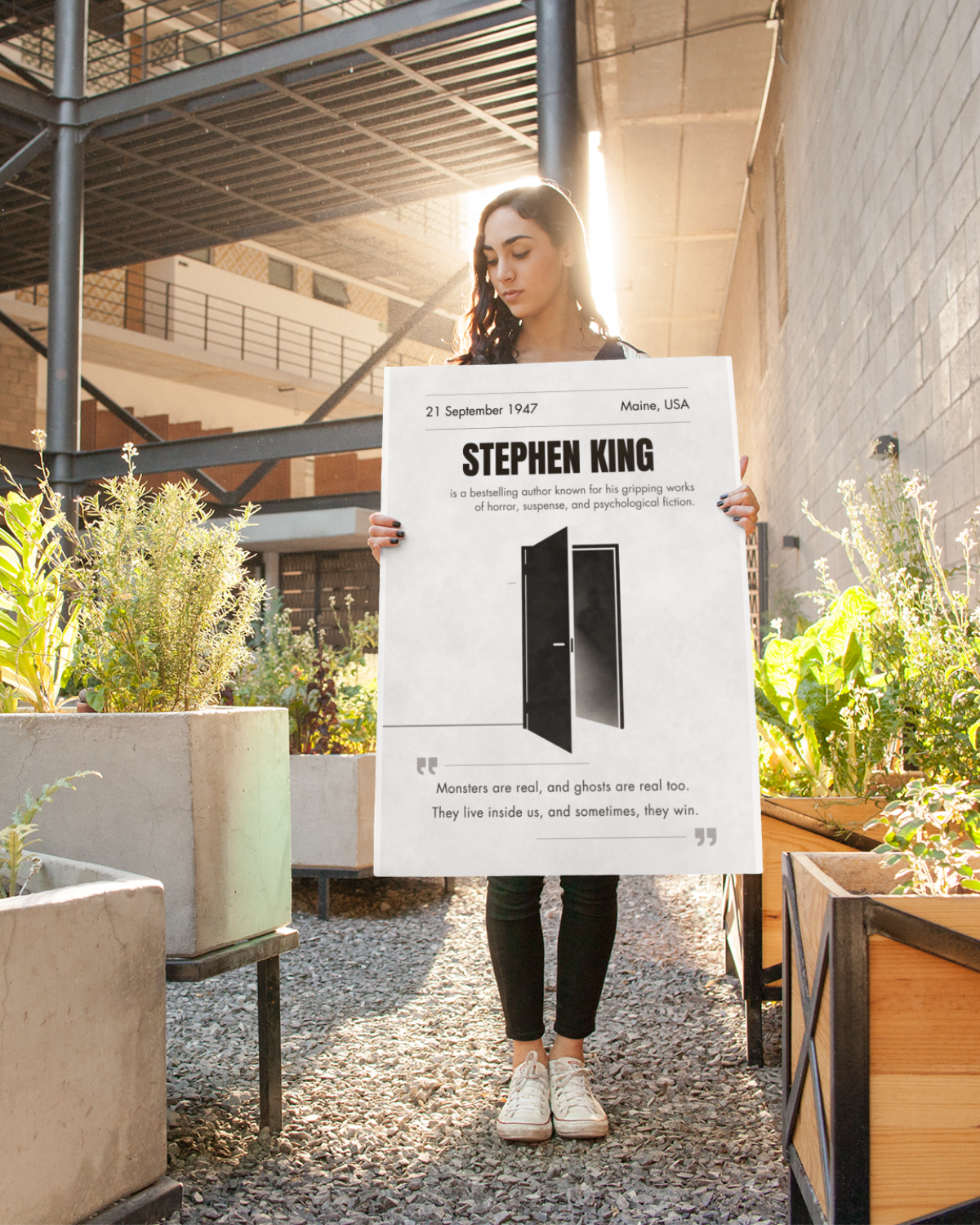 Stephen-king-poster-garden-courtyard-musings-of-a-reader