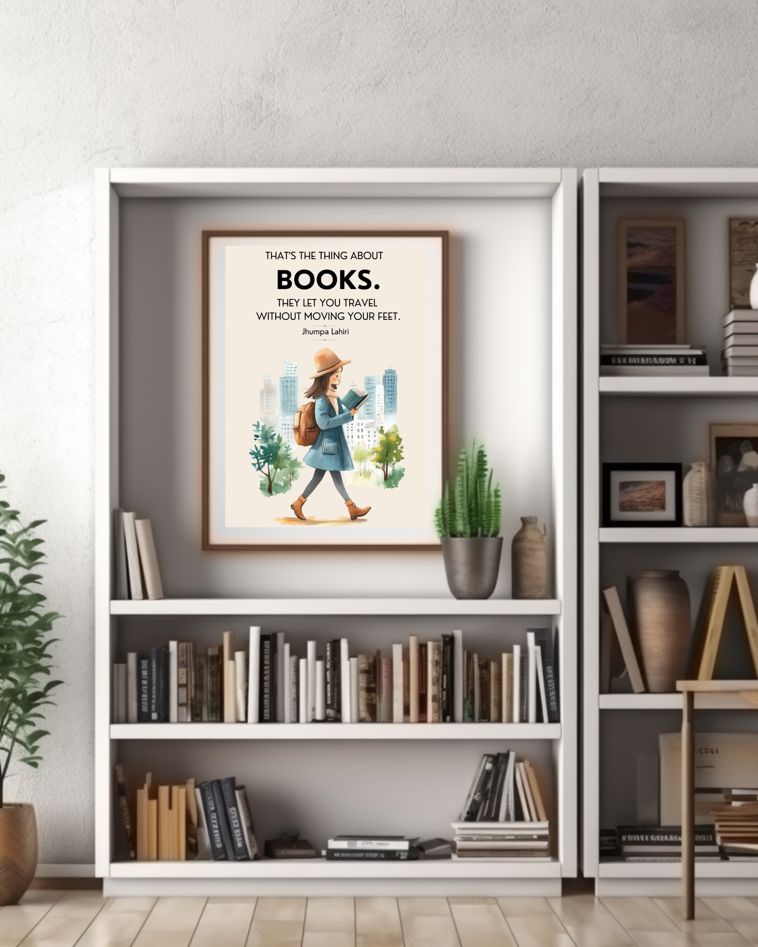That-is-the-thing-about-books-jhumpa-lahiri-poster-on-bookshelf-musings-of-a-reader
