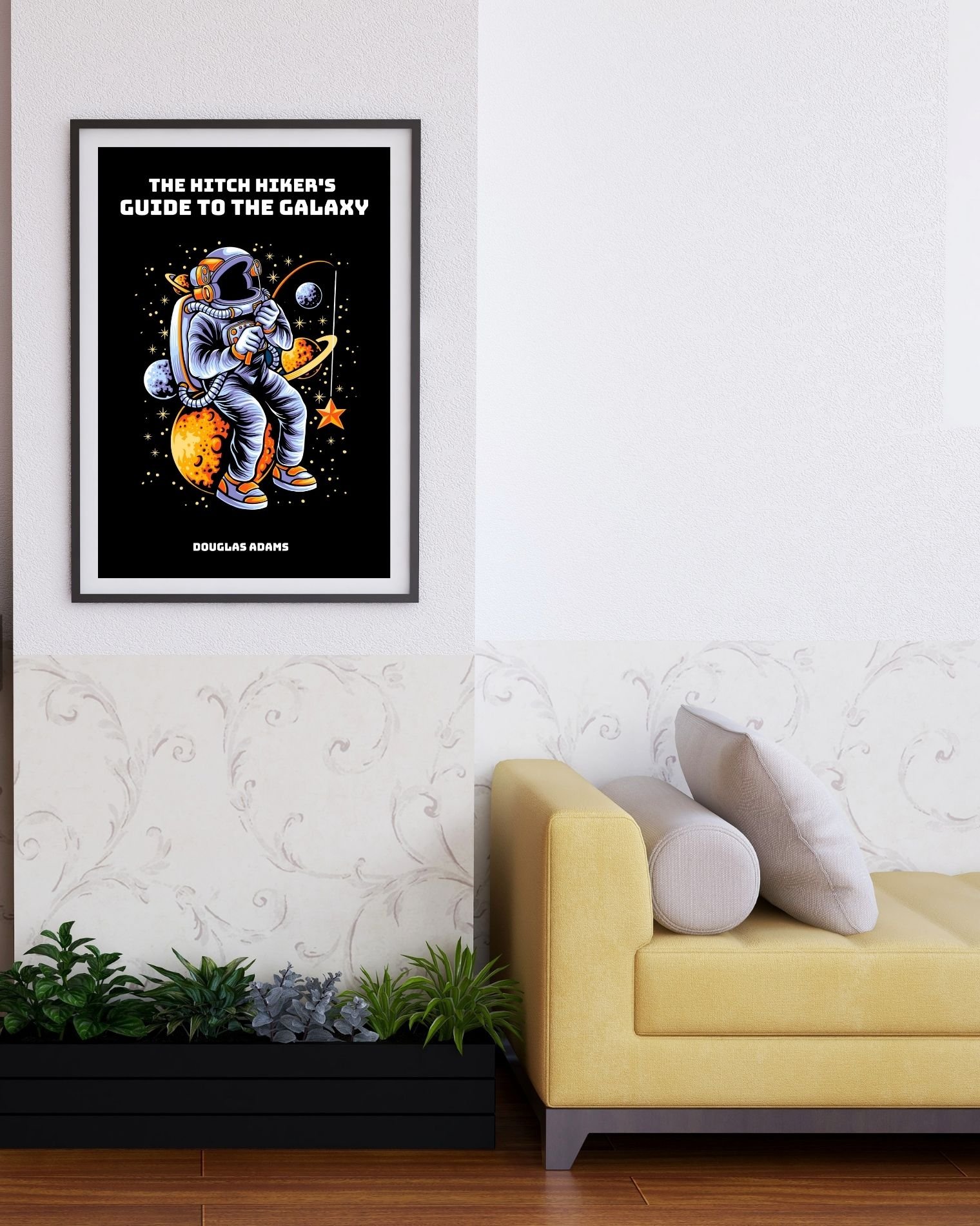 The-hitchhikers-guide-to-the-galaxy-douglas-adams-poster-in-living-room-musings-of-a-reader
