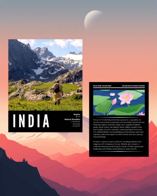 India - Natural Wonders (Set of 20)