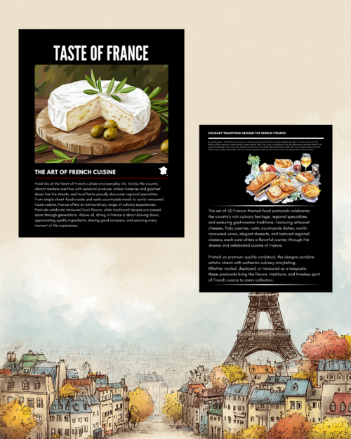 France - Culinary Traditions (Set of 20)