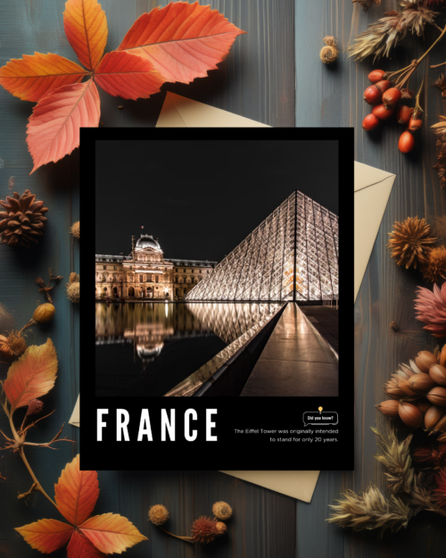 France - Landmarks & Monuments (Set of 20)