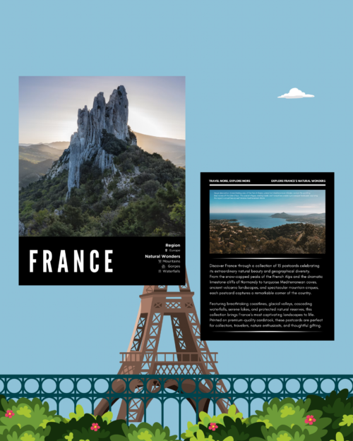 France - Natural Wonders (Set of 15)