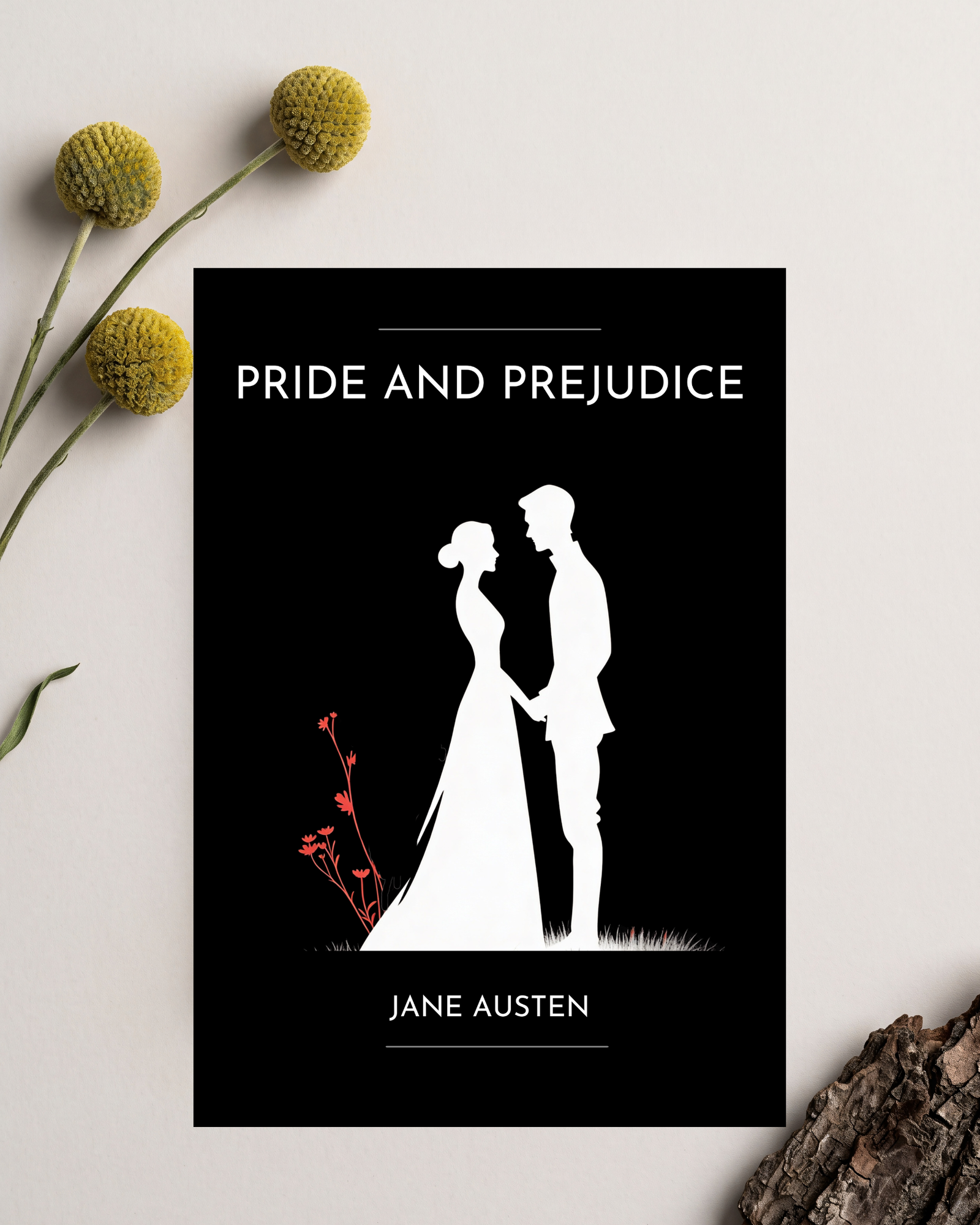 Pride-and-prejudice-postcard-front-view-flatlay-pride-and-prejudice-postcard-musings-of-a-reader