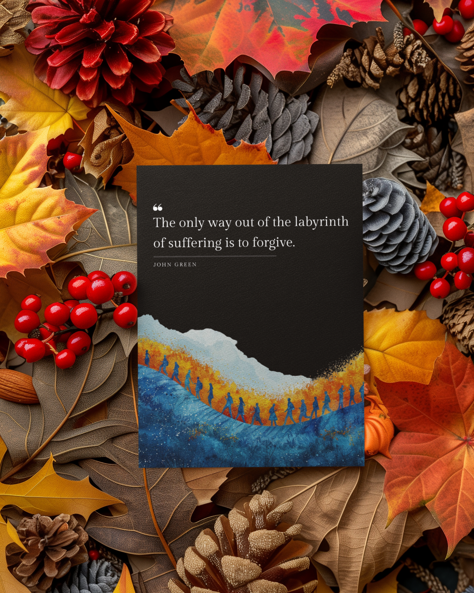The-only-way-out-of-the-labyrinth-quote-postcard-literary-art-musings-of-a-reader