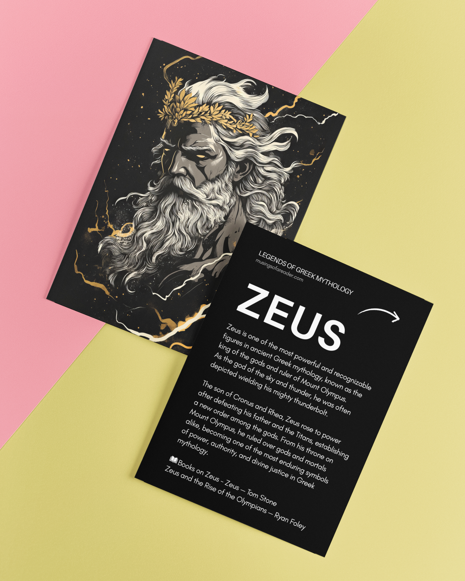 Zeus-postcard-front-back-mockup-zeus-postcard-musings-of-a-reader