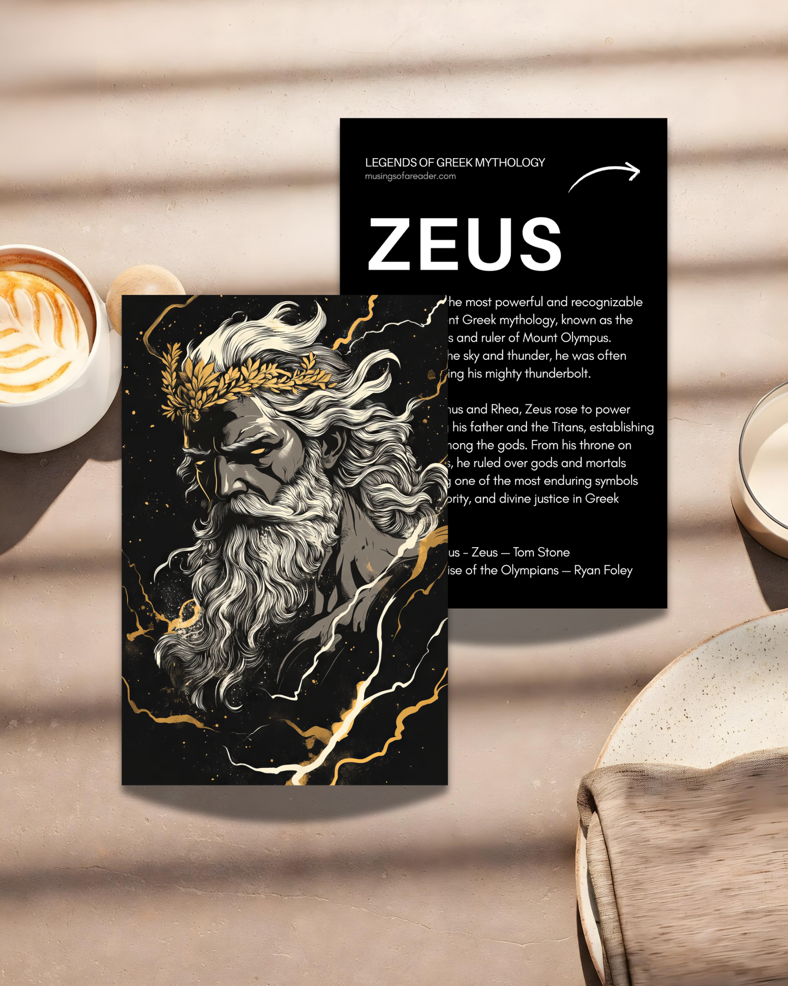 Zeus-postcard-front-back-product-mockup-zeus-postcard-musings-of-a-reader